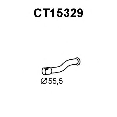 Труба выхлопного газа VENEPORTE CT15329