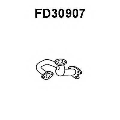 Труба выхлопного газа KLARIUS 301512