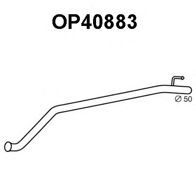 Труба выхлопного газа VENEPORTE OP40883