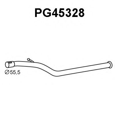 Труба выхлопного газа VENEPORTE PG45328