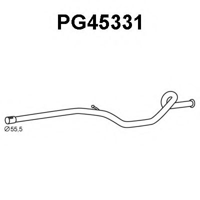 Труба выхлопного газа VENEPORTE PG45331