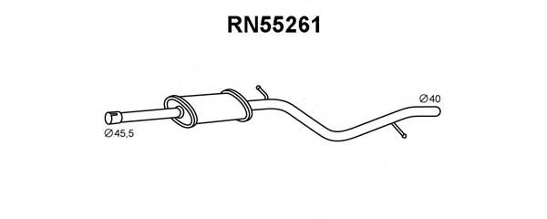 Предглушитель выхлопных газов VENEPORTE RN55261