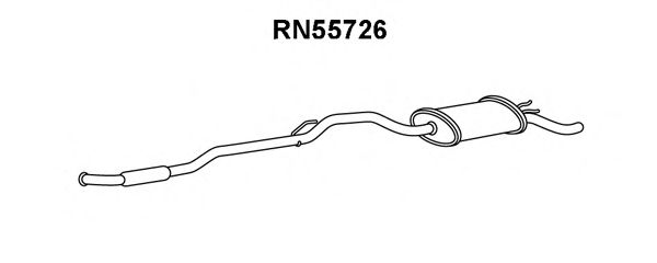 Глушитель выхлопных газов конечный VENEPORTE RN55726