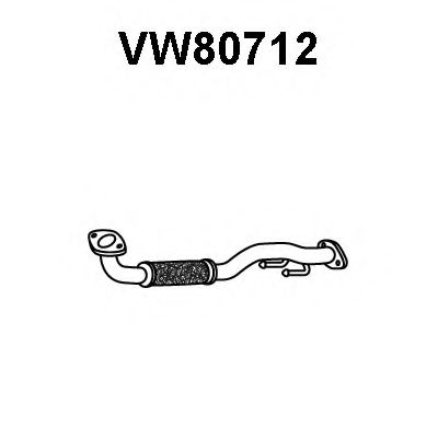 Труба выхлопного газа VENEPORTE VW80712
