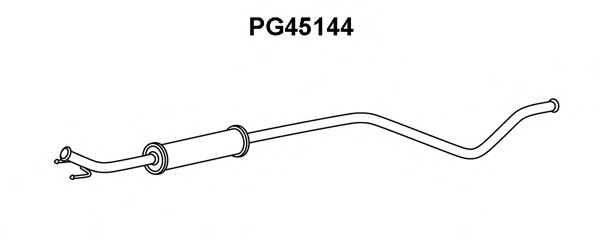 Предглушитель выхлопных газов VENEPORTE PG45144