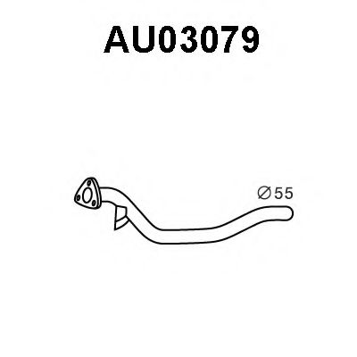 Труба выхлопного газа VENEPORTE AU03079