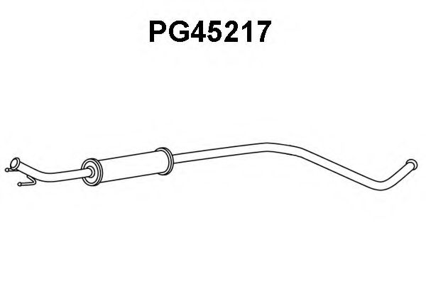 Предглушитель выхлопных газов VENEPORTE PG45217