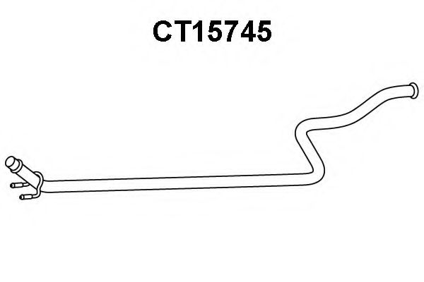 Труба выхлопного газа VENEPORTE CT15745