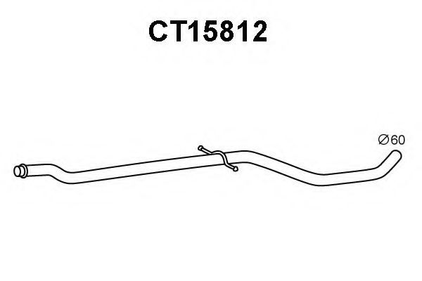 Труба выхлопного газа VENEPORTE CT15812