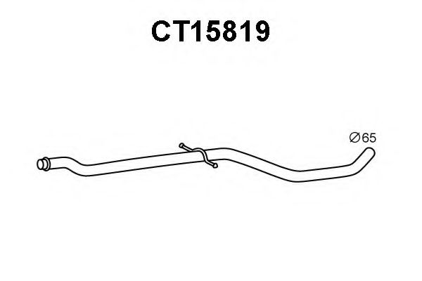 Труба выхлопного газа VENEPORTE CT15819