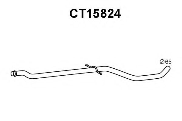 Труба выхлопного газа VENEPORTE CT15824