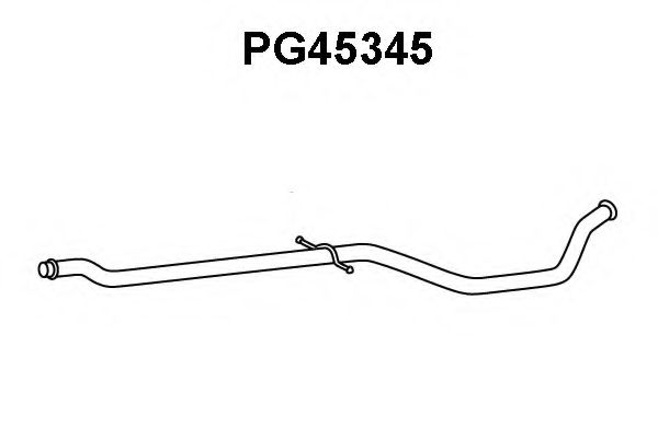 Труба выхлопного газа VENEPORTE PG45345