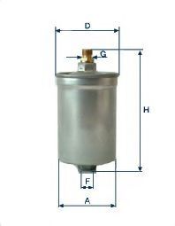 Топливный фильтр UNIFLUX FILTERS XB189