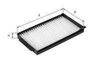 Фильтр, воздух во внутренном пространстве UNIFLUX FILTERS XC388