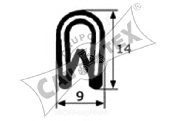 Уплотнение двери CAUTEX 028000