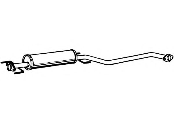 Средний глушитель выхлопных газов FENNO P4483
