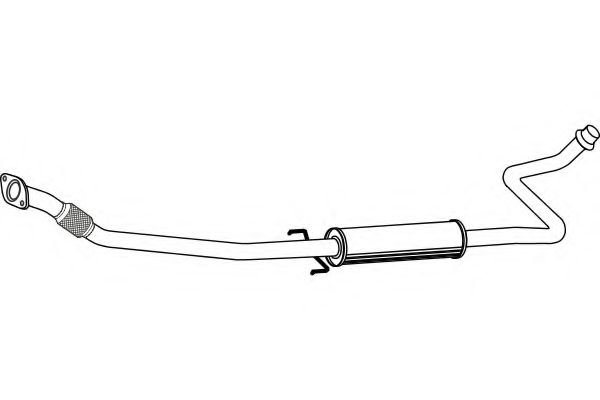 Труба выхлопного газа FENNO P6512