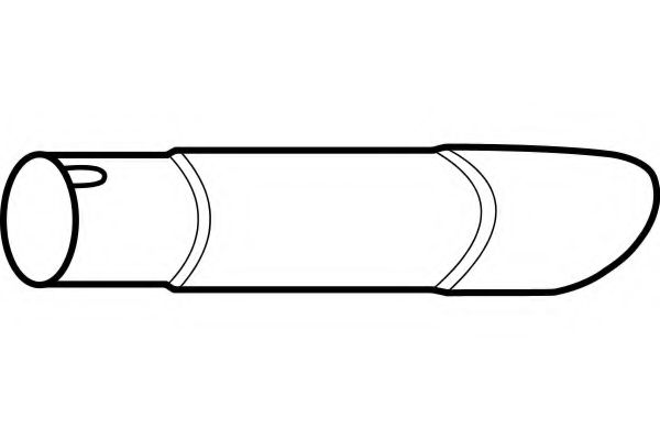 Труба выхлопного газа FENNO P7797