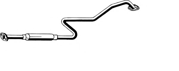 Средний глушитель выхлопных газов ASMET 14026