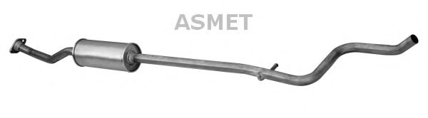 Средний глушитель выхлопных газов ASMET 09.062