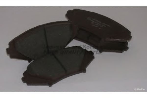 Комплект тормозных колодок, дисковый тормоз ASHUKI 1080-6603