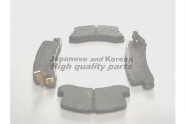 Комплект тормозных колодок, дисковый тормоз ASHUKI 1083-1202