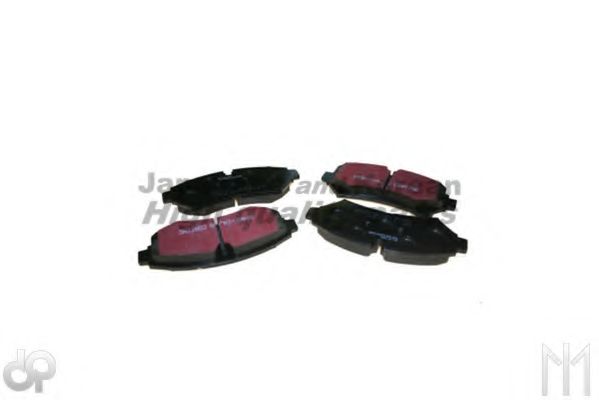 Комплект тормозных колодок, дисковый тормоз ASHUKI US104243