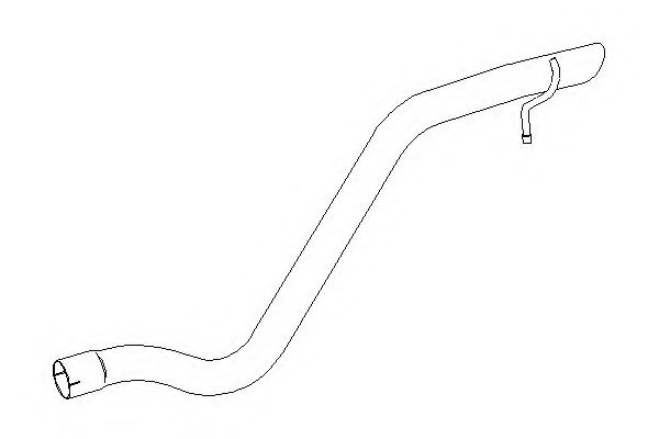 Труба выхлопного газа KLARIUS 142957