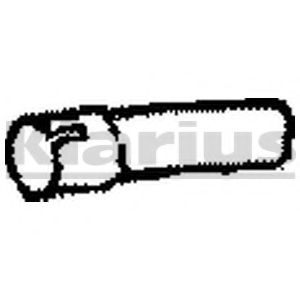 Труба выхлопного газа KLARIUS 110286