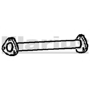 Труба выхлопного газа KLARIUS 110409