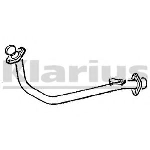Труба выхлопного газа KLARIUS 130237