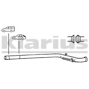 Труба выхлопного газа KLARIUS 150030
