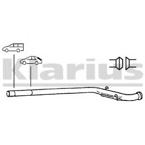 Труба выхлопного газа KLARIUS 150031