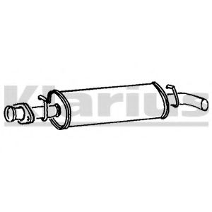 Средний глушитель выхлопных газов KLARIUS 210550