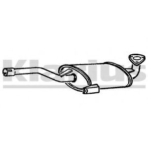 Средний глушитель выхлопных газов KLARIUS 220006