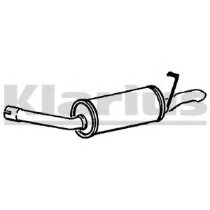 Глушитель выхлопных газов конечный KLARIUS 220064