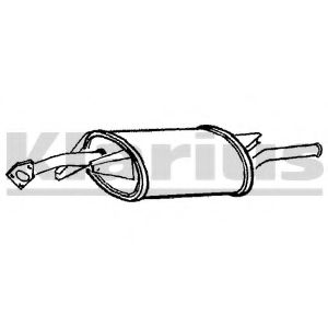 Глушитель выхлопных газов конечный KLARIUS 220422