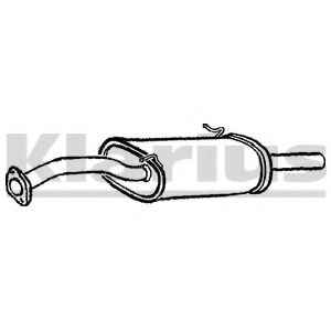 Глушитель выхлопных газов конечный KLARIUS 220606