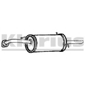 Глушитель выхлопных газов конечный KLARIUS 230691