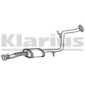 Средний глушитель выхлопных газов KLARIUS 250165