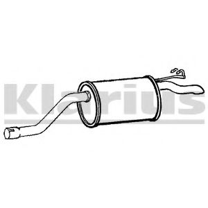 Глушитель выхлопных газов конечный KLARIUS 230829