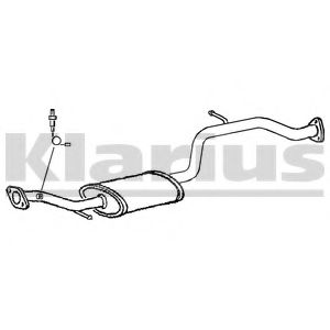 Средний глушитель выхлопных газов KLARIUS 260883
