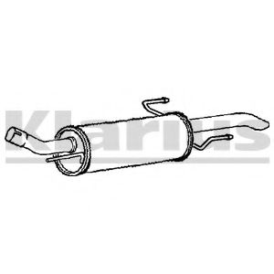 Глушитель выхлопных газов конечный KLARIUS 220845