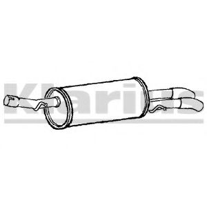 Глушитель выхлопных газов конечный KLARIUS 230892