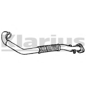 Труба выхлопного газа WALKER 07164