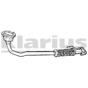 Труба выхлопного газа KLARIUS 301462