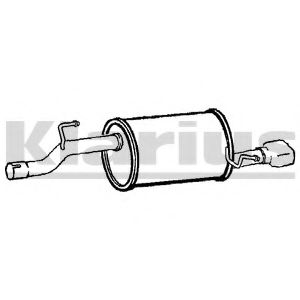 Глушитель выхлопных газов конечный KLARIUS 220910