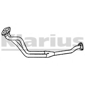 Труба выхлопного газа KLARIUS 301236