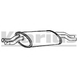 Глушитель выхлопных газов конечный WALKER 14012