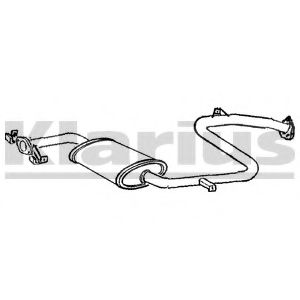 Средний глушитель выхлопных газов KLARIUS CL189E